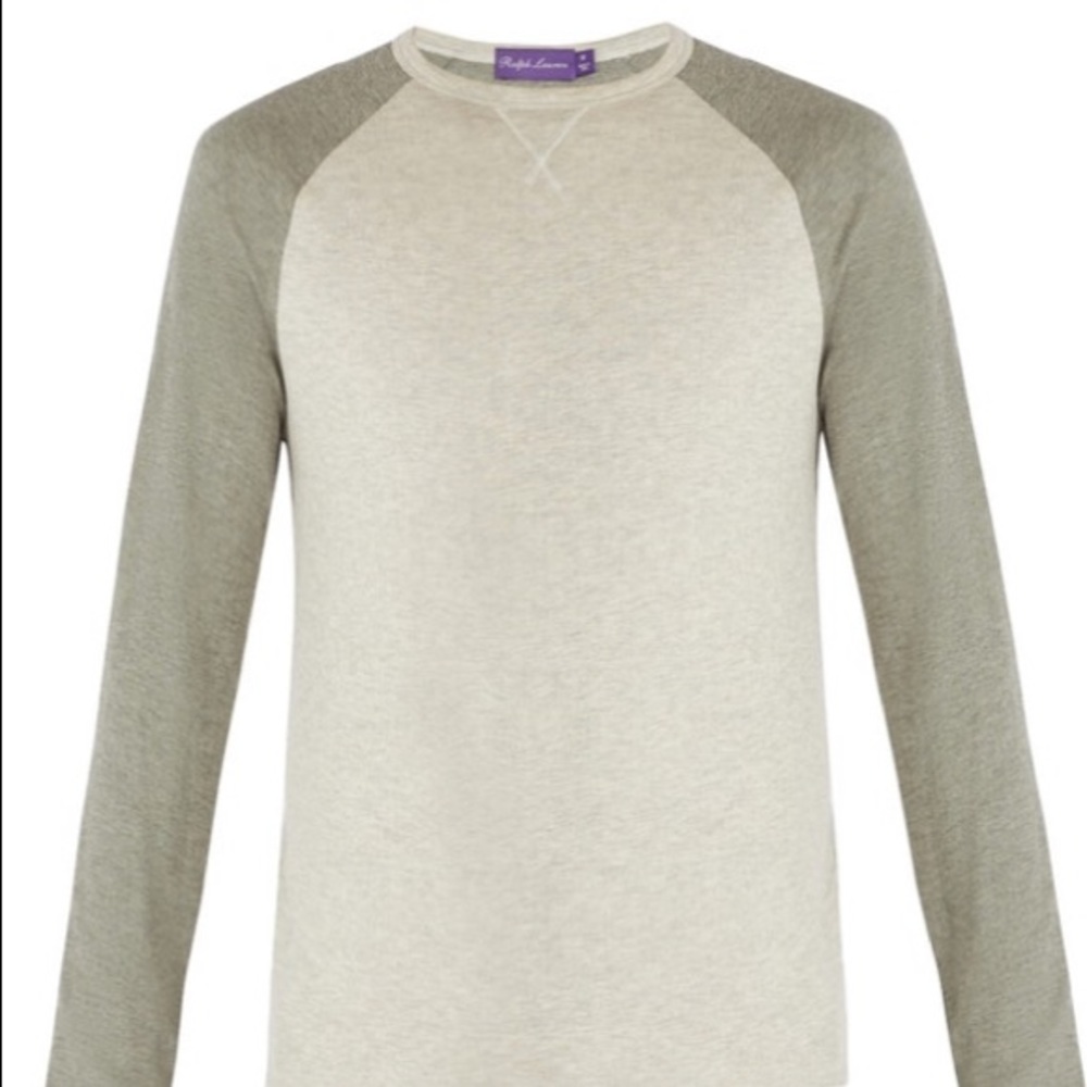 Ralph Lauren Two-tone long-sleeved T-shirt